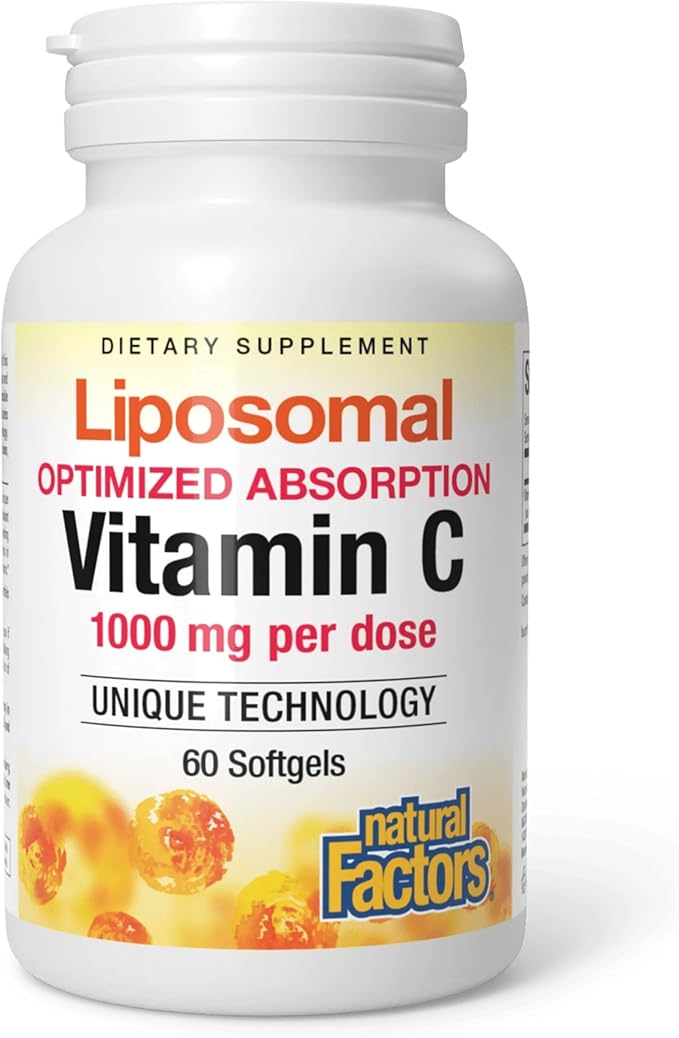 Natural Factors Liposomal Vitamin C, 60 Softgels