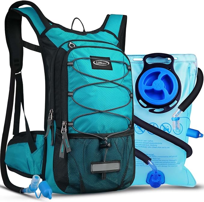 Lunidry Insulated Hydration Pack Backpack with 3L BPA Free Leak-Proof Water Bladder, Keep Liquids Cool for Up to 5 Hours, ...