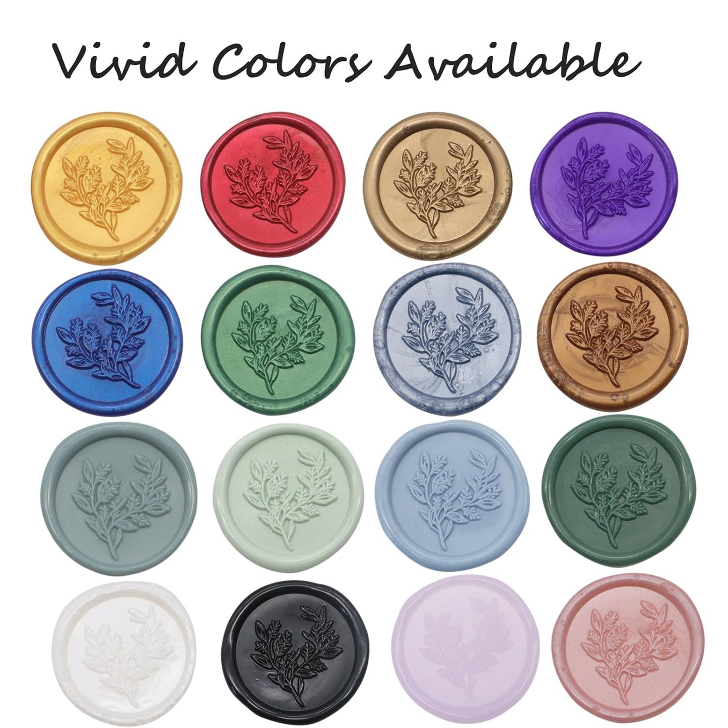 52pcs White Wax Sealing Sticks, Andotopee Glue Gun Adhesive Seal Sticks for Stamp Seals, Premium Sealing Wax for Envelope Seals Wedding Invitation Craft Adhesive, Great Gift Ideas (Mini Size)