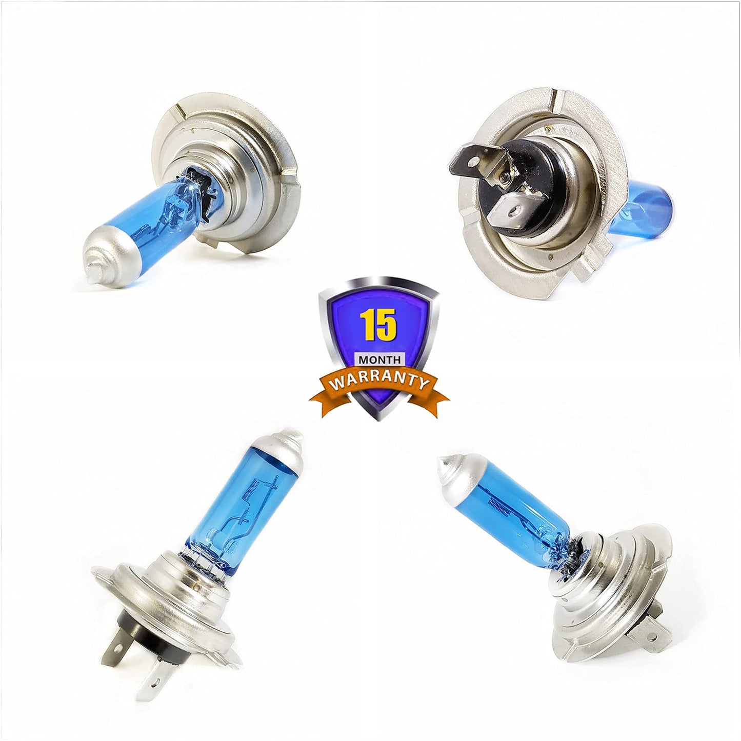 Vexoneye H7 Halogen Headlight Bulb 12V 55W 5000K Super Bright Fog Light - Model H7606C1