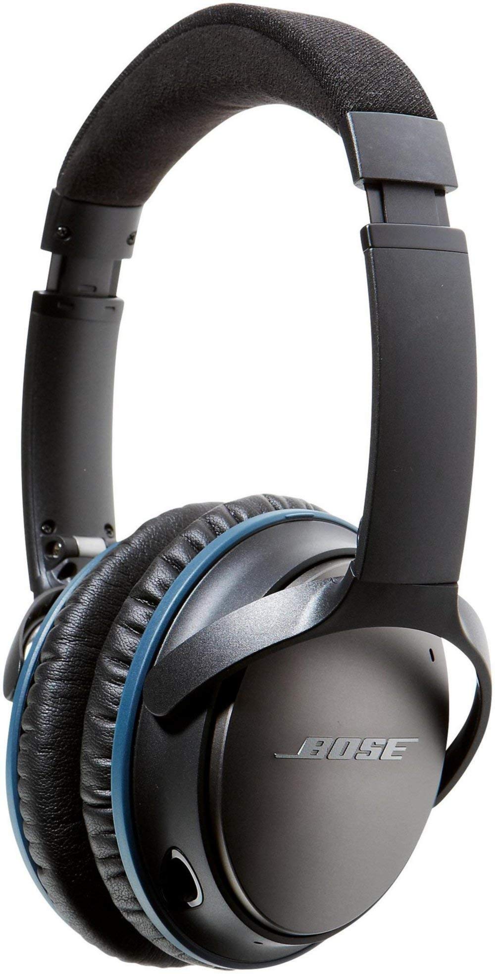 Bose QuietComfort 25 Noise Cancelling Headphones (Apple) Black (Renewed)
