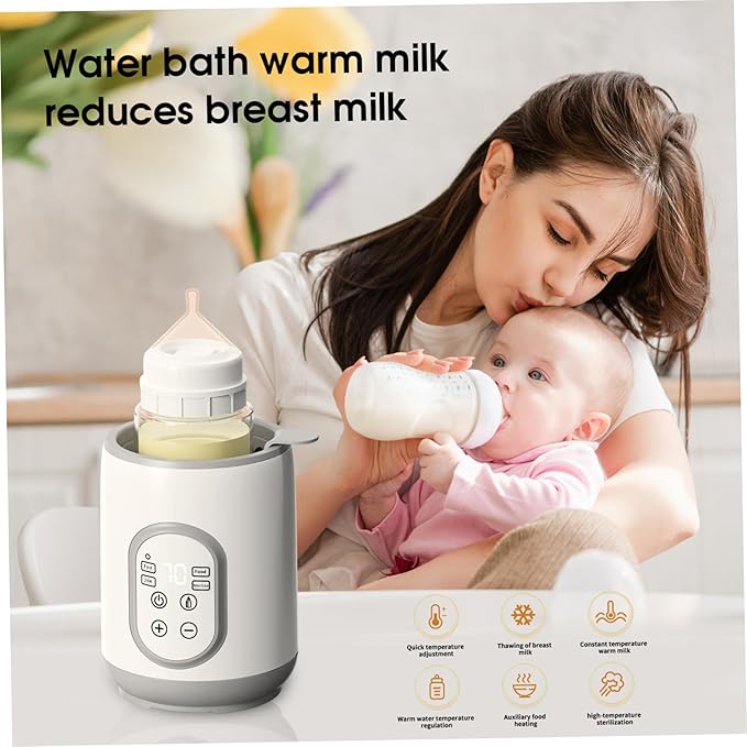 Bottle Warmer Quick Thawing PP Portable Bottle Warmer with Smart Temperature Control for Breastmilk Baby Food