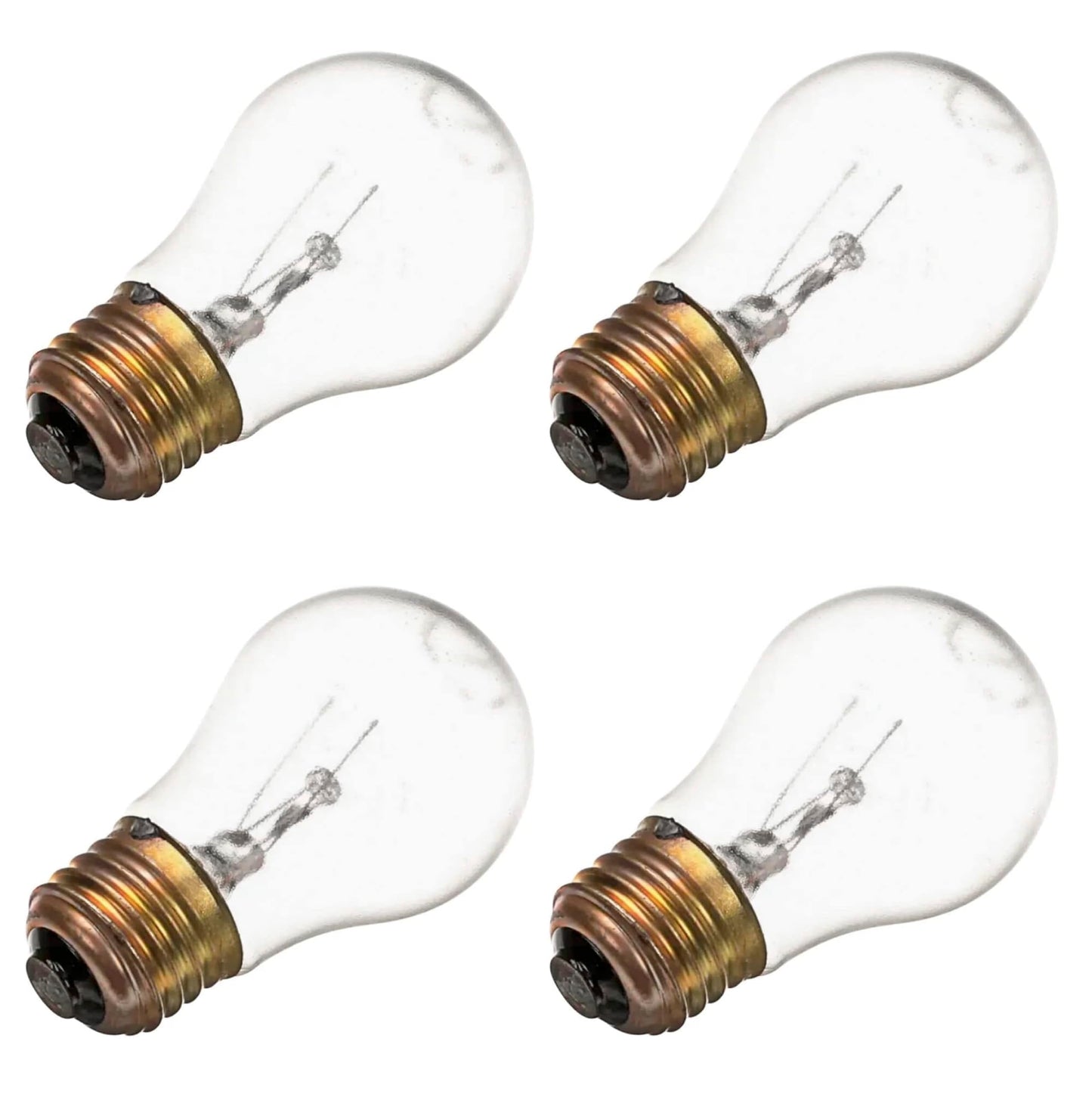 GOODJAYCO (4 Pack) Shatterproof Heat Lamp Light Bulb Replacement Compatible with Hatco 02.30.265 02.30.265.00 02.30.265.04 02.30.265.12 | 40 Watt A15 Safety Coated 110, 120, 130 Volts