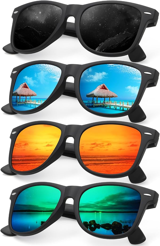 Occhsouo Polarized Sunglasses Womens Men - Sun glasses Fashion Trendy Driving Fishing UV Blocking UV400 Protection