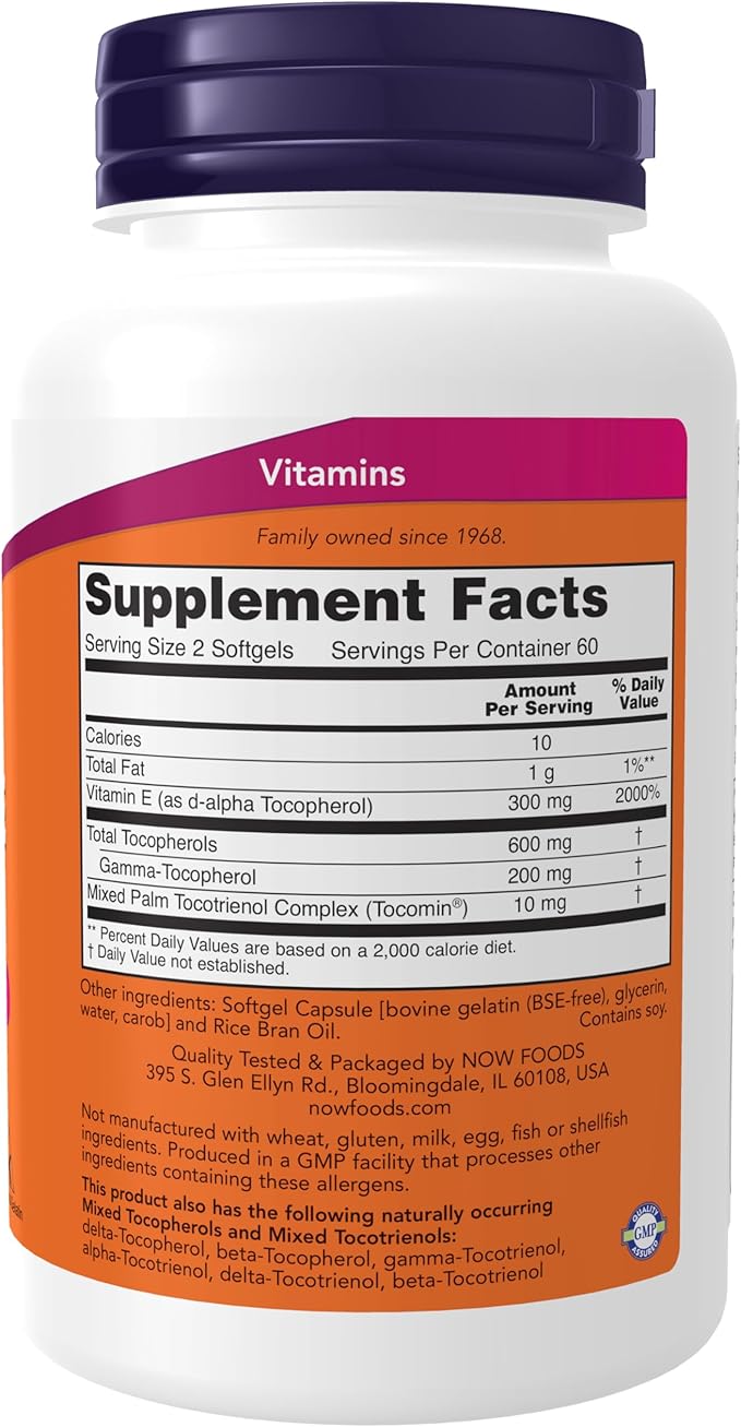 Now Foods, Gamma E Complex, 120 Softgels