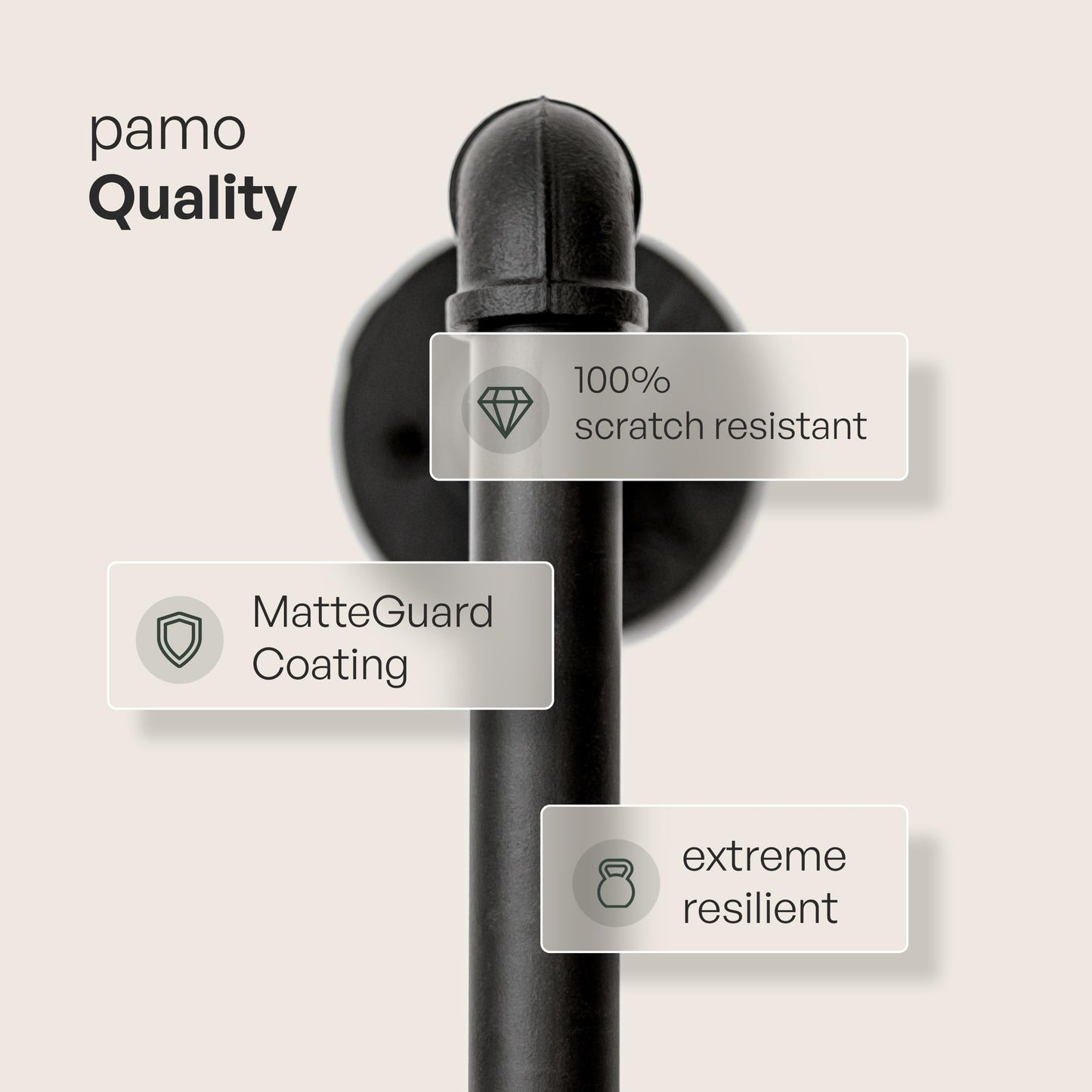 pamo Industrial Pipe Clothing Rack with Shelf - 220 lbs Capacity - Free Standing Clothes Rack and Walk In Closet for Wardrobe