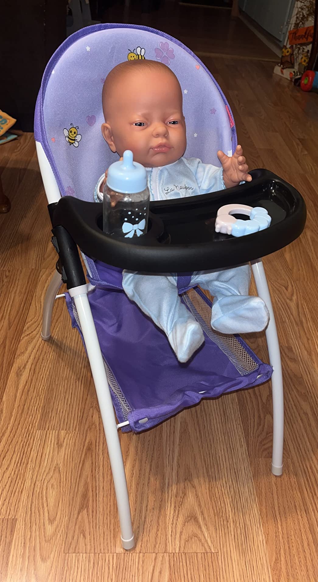 Anivia Baby Doll High Chair, Toy High Chair for Baby Doll (DH010-PURPLE)