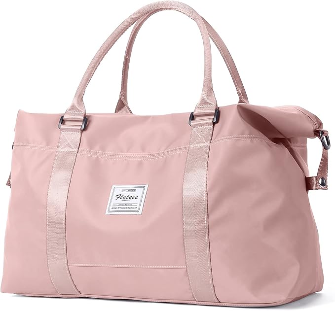 Sport Travel Duffle Large Gym Tote for Women, Weekender Carry on for Airplane, Ladies Beach Overnight Waterproof Luggage With Wet Bag