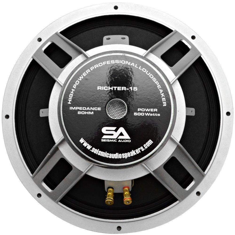 Seismic Audio - Richter 15 - 15 Pa/Dj Raw Replacement Woofer Or Speaker 500 Watts