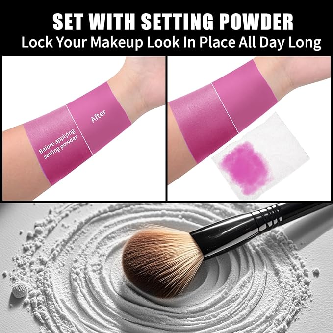 Pink Halloween Face Body Paint Stick, Cream Blendable Halloween Face Body Makeup Paint, Non-Toxic Oil Based Stick for SFX Special Effects Cosplay Makeup