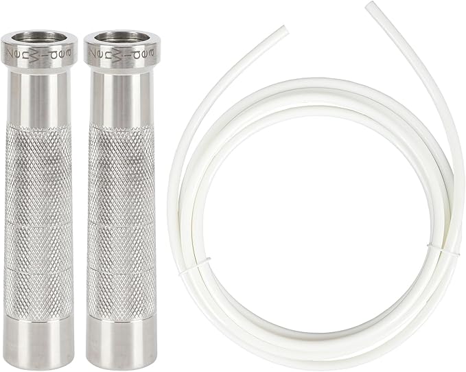 Stainless Steel Handle 2LB Weighted Jump Rope for High-Intensity Workout Fitness, Tangle-Free Ball Bearing Speed Jump Rope...