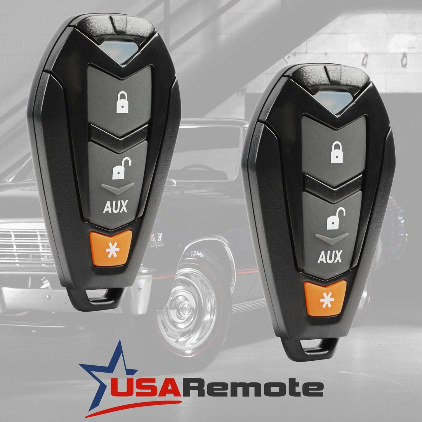 2 Key Fob Fits Viper Hornet Dei Python Clifford Aftermarket Alarm Keyless Entry Remote (Ezsdei7141)