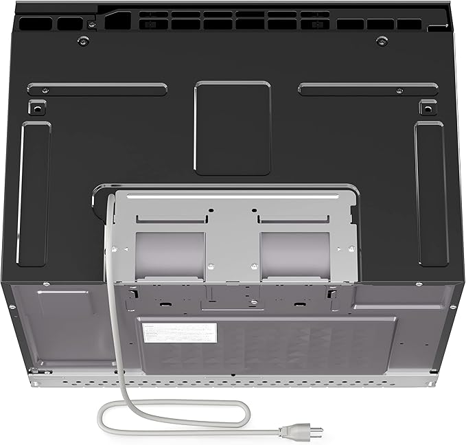 KoolMore 1.3 cu. ft. 24 inch Over The Range Stainless Steel Microwave (KM-MOT-OP1SS), 300 CFM Vent Hood Function, 1000W