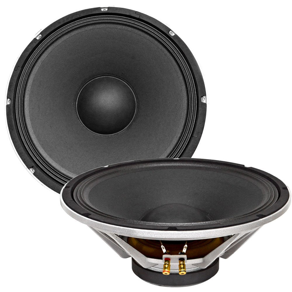 Seismic Audio Richter 15 (Pair) - 15-Inch Pa/Dj Raw Replacement Woofer Or Speaker 500 Watts