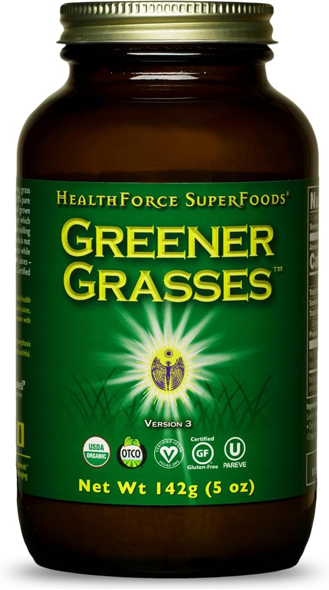 HealthForce SuperFoods Greener Grasses - 5 Oz Powder