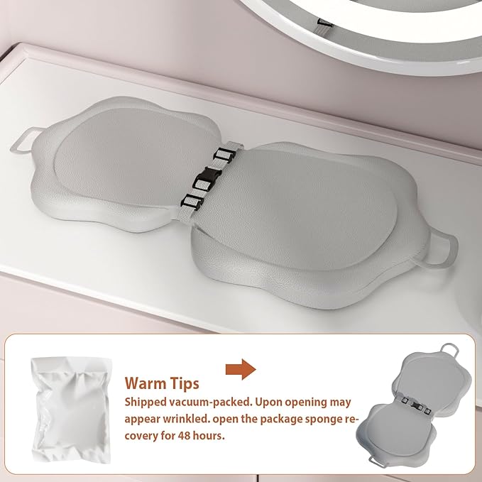 Baby Changing Pad - Foldable Diaper Changing Mat for Dresser, Waterproof & Non-Slip Wipeable, Soft Leather Diaper Changing Pad for Infant Newborn - Portable Changing Table Pads for On-The-Go Parents
