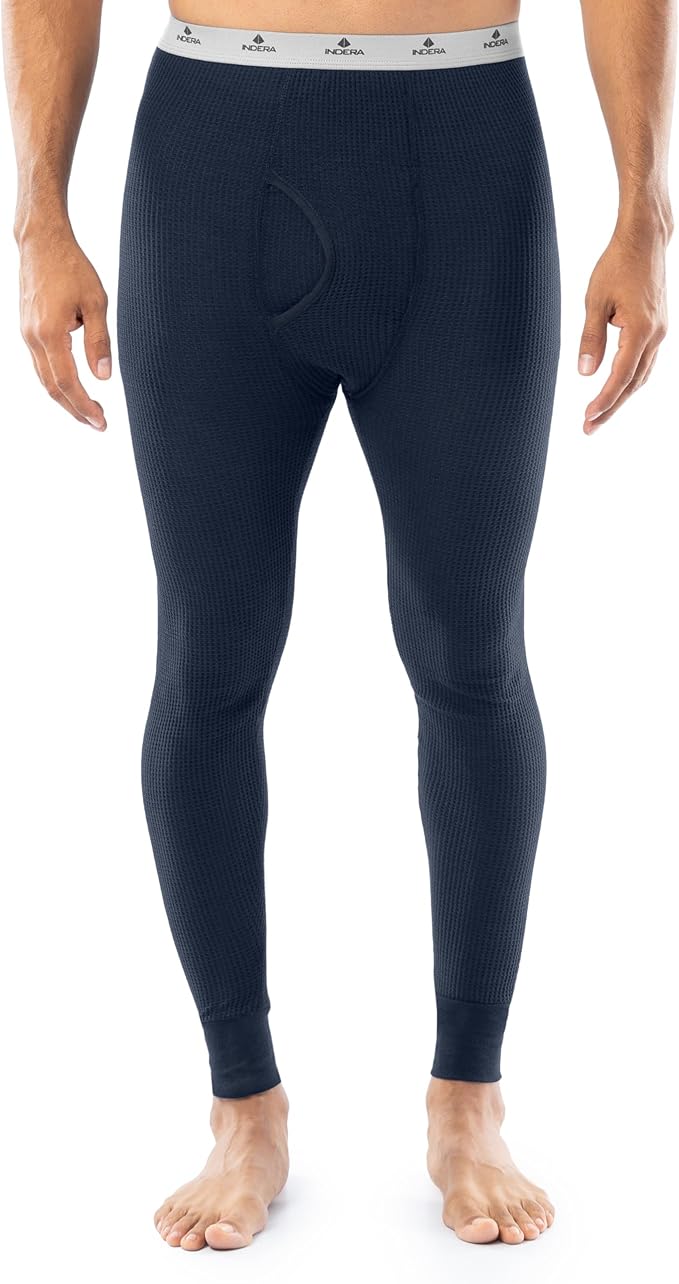 Indera Men's Traditional Waffle Thermal Long Johns Underwear
