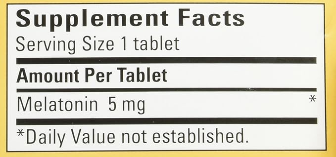 Nature Made® Melatonin 5 Mg., 250 Tablets