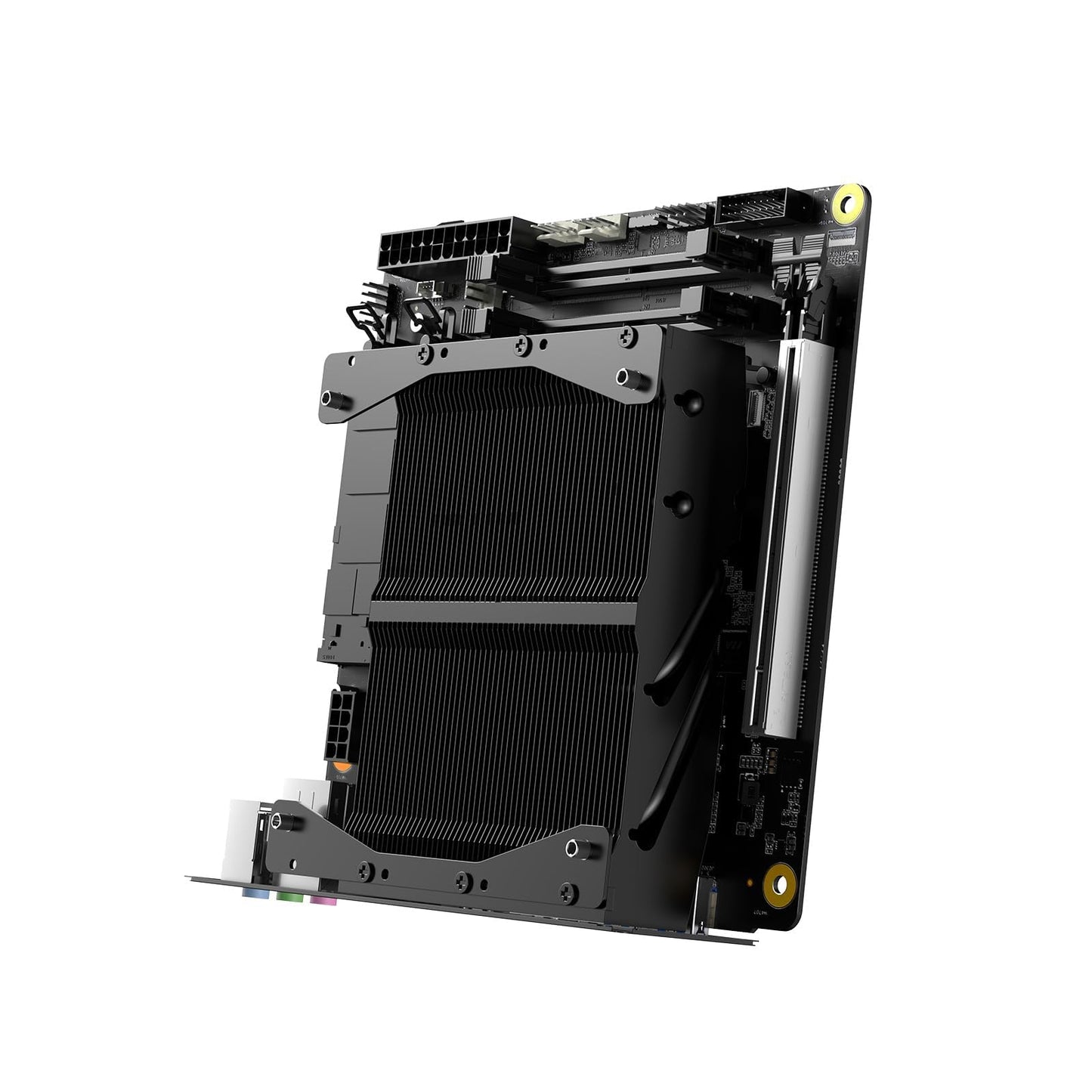 MINISFORUM Motherboard BD795i SE Mini ITX NAS Motherboard, AMD Ryzen 9 7945HX, 16 C/32 T,PCIe 5.0 x16 Slot, Dual PCIe4.0 M.2 Support, DDR5,8K Triple Output(HDMI/DP/USB-C), RJ45 2.5G, USB 3.2