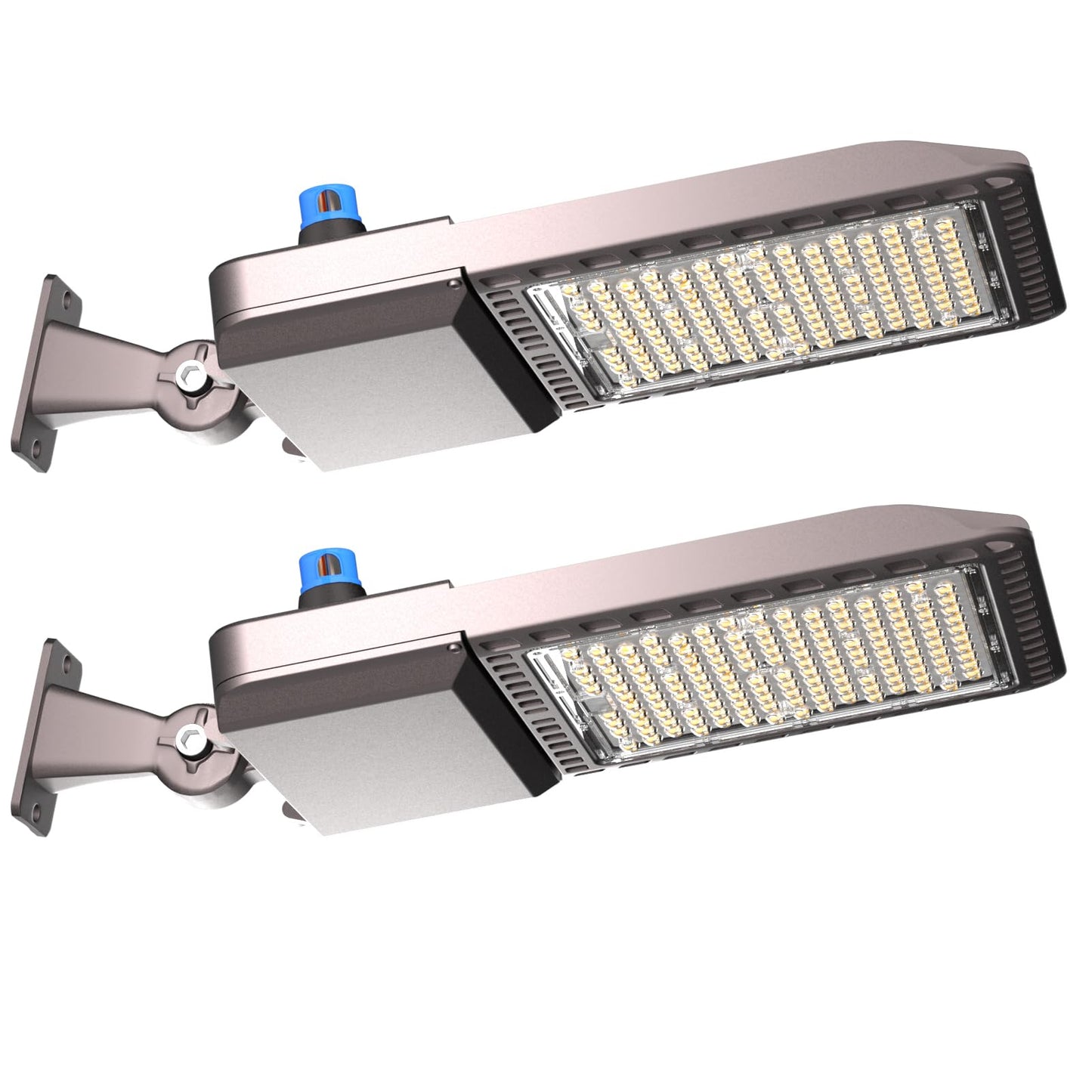2Pack 480W(486X1W Led) Led Parking Lot Lights 72000Lm (150Lm/W) 5000K Etl Listed Led Parking Lot Lighting With Smart Photocell & Arm Mount (Coverage: 66~130Ft At Height:30~60Ft) 7Yrs Warranty
