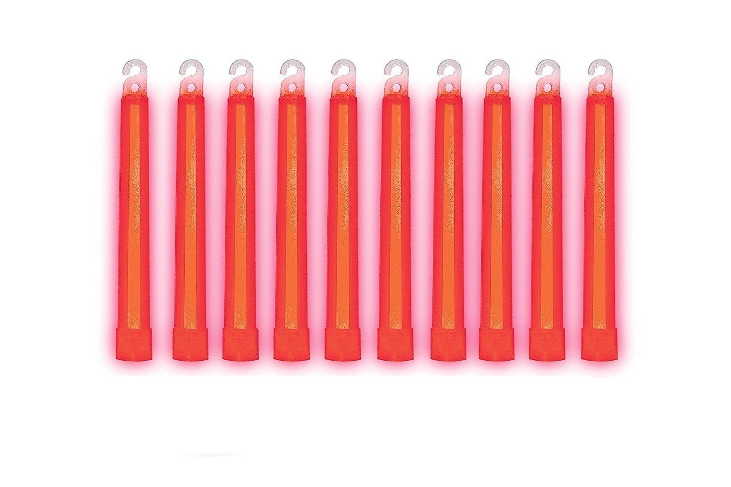 Cyalume - 9-08002 Snaplight Red Light Sticks - 6 Inch Industrial Grade  Ultra Bright Glow Sticks With 12 Hour Duration (Pack Of 10)