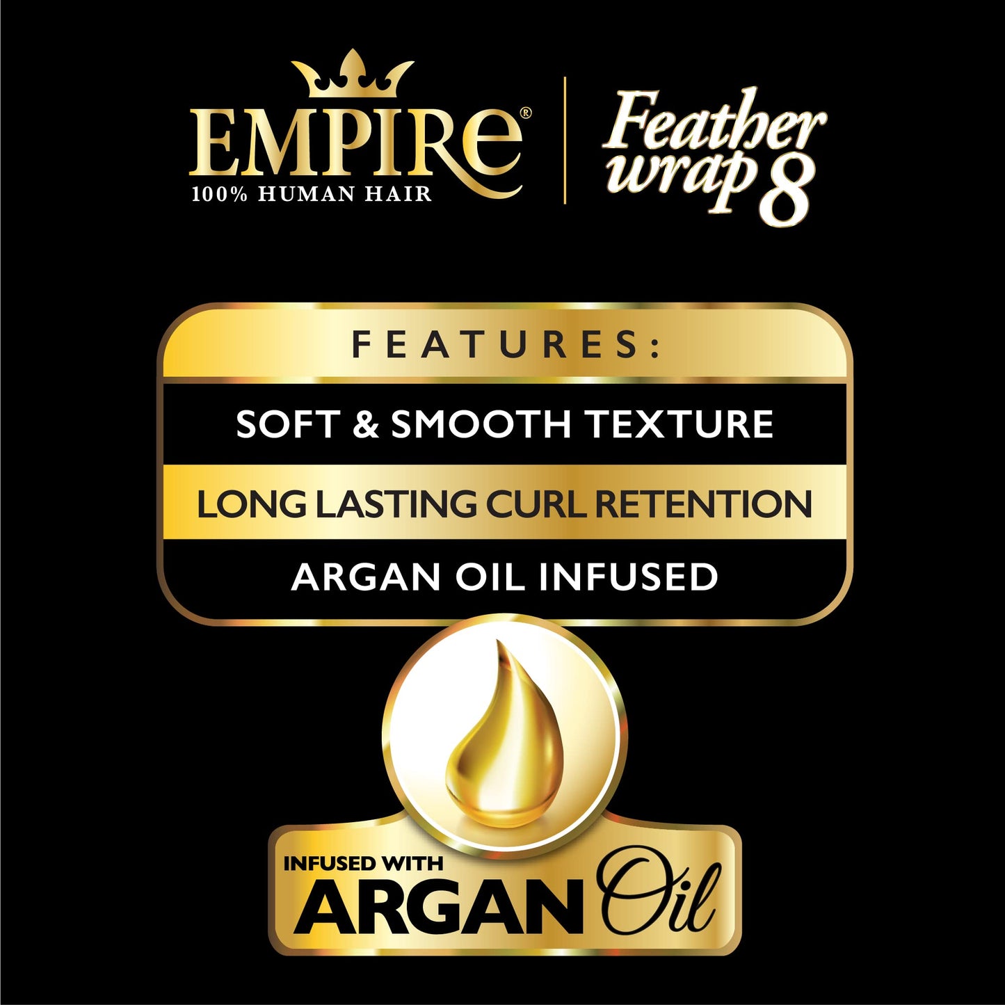 Sensationnel Empire bump weaving hairextension - feather wrap 8 inch human hair short bun weave styling (613 BLONDE)