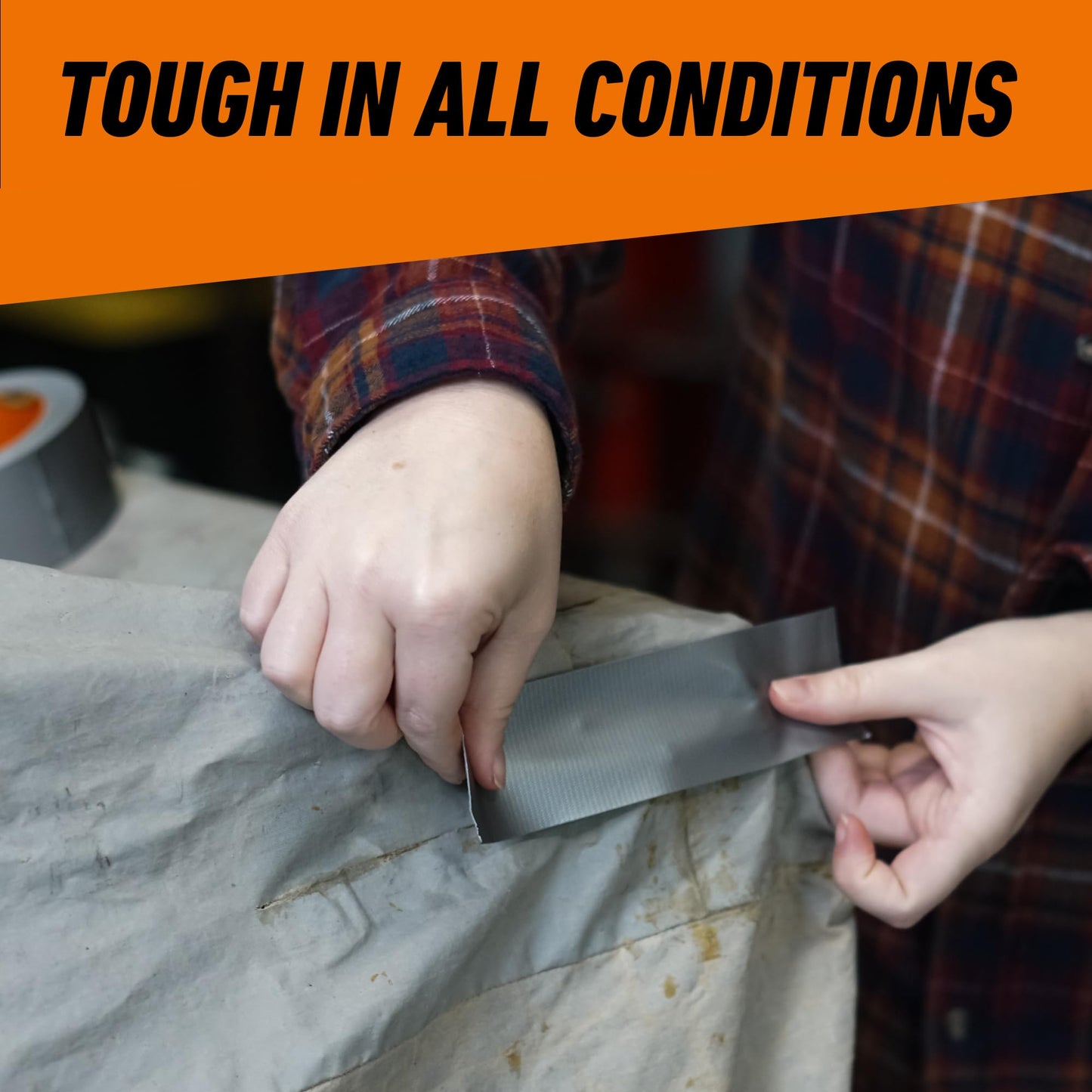 Gorilla Tape, 1.88 in x 30 yd, Silver (Pack of 1) - Duct, Utility, Triple Layer Strength, Indoor & Outdoor, Weather Resistant Shell