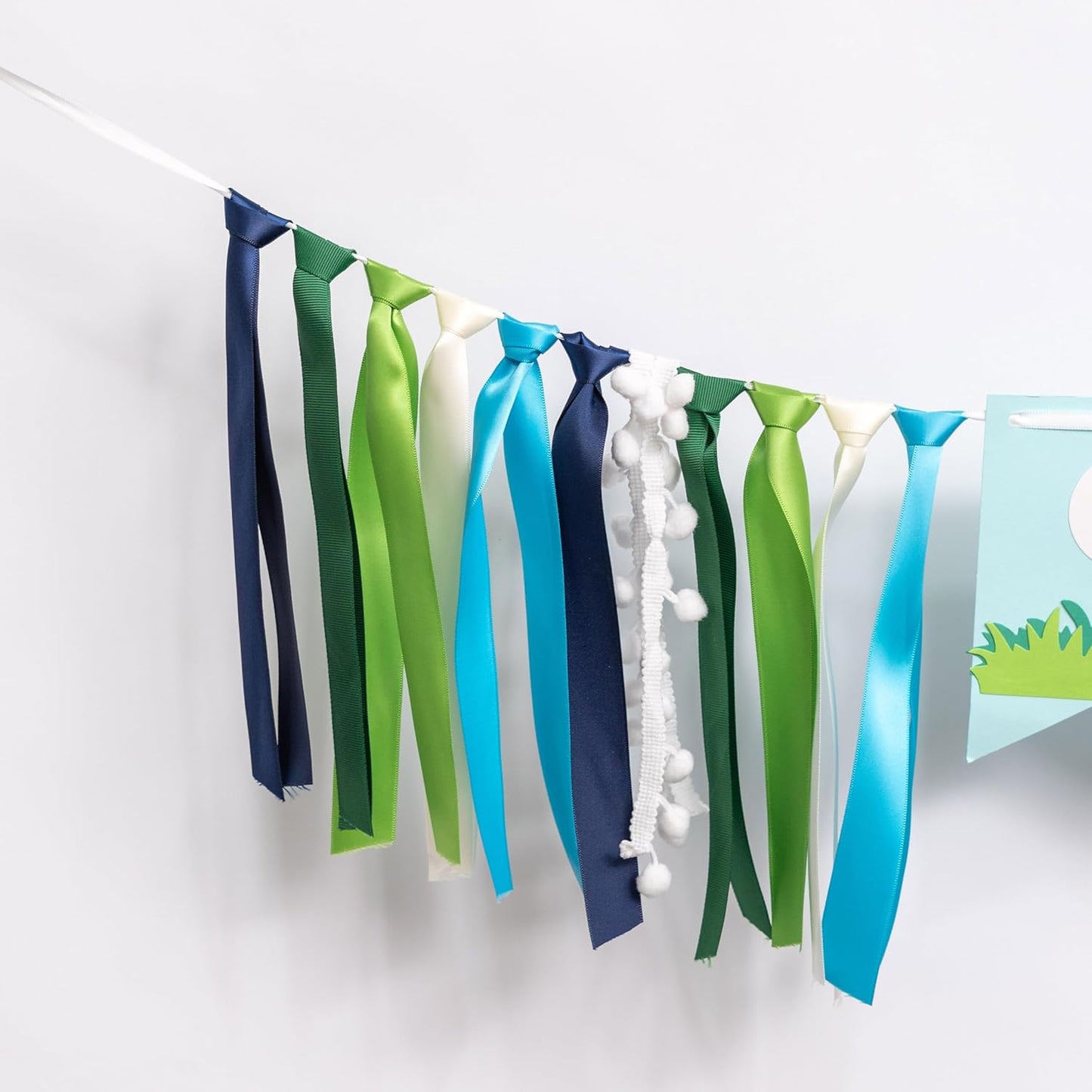 Golf High Chair Banner for 1st Birthday - First Birthday Decoration for Baby's,Golf Theme 1st Birthday Banner,The First Gift for The Birthday Party,Photo Props For Birthday Party ,Green Blue First