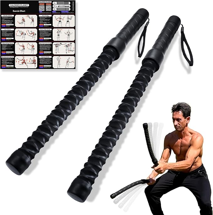 Calories Planet X1 Ropeless Battle Rope Weighted for Home Gym, HIIT Workouts, Low-Impact Cardio Training