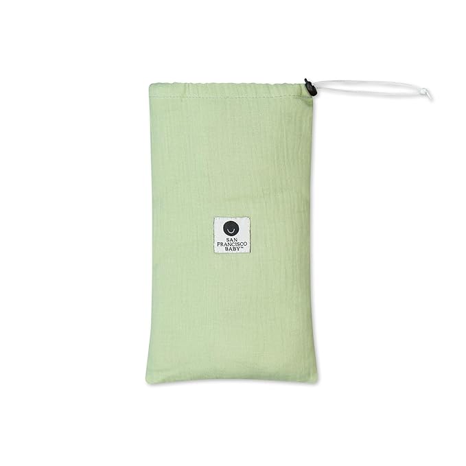 San Francisco Baby Nursing Cover – Breathable Breastfeeding Cover for Nursing, 360° Nursing Cover Up for Breastfeeding, Privacy Nursing Covers, Nursing Blanket for Breastfeeding – Mist Green