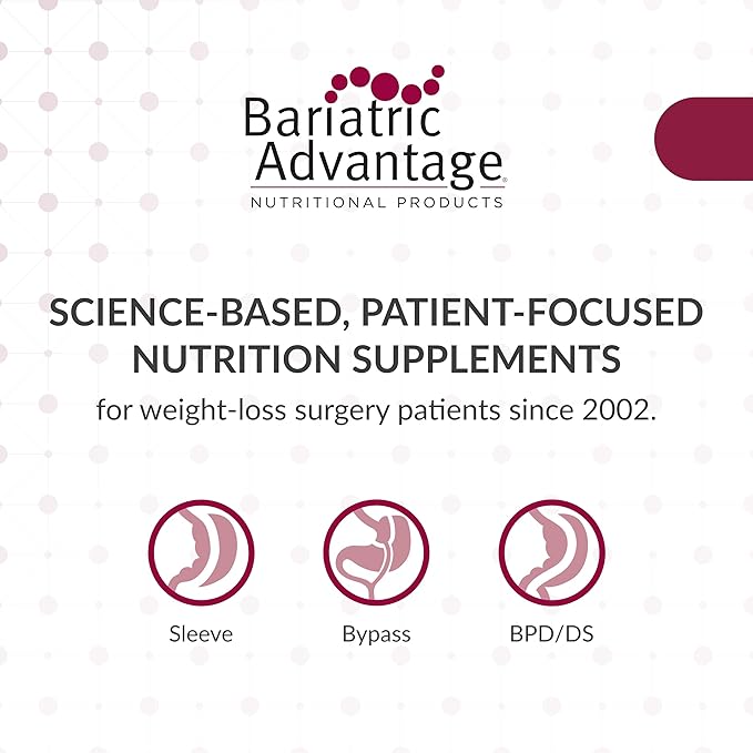 Bariatric Advantage Calcium Citrate Chewy Bites 500 mg - for Bariatric Surgery Patients - Vitamin D3 - Sugar-Free Chewable Calcium Supplement - Bariatric Chews - Peanut Butter Chocolate - 90 Count