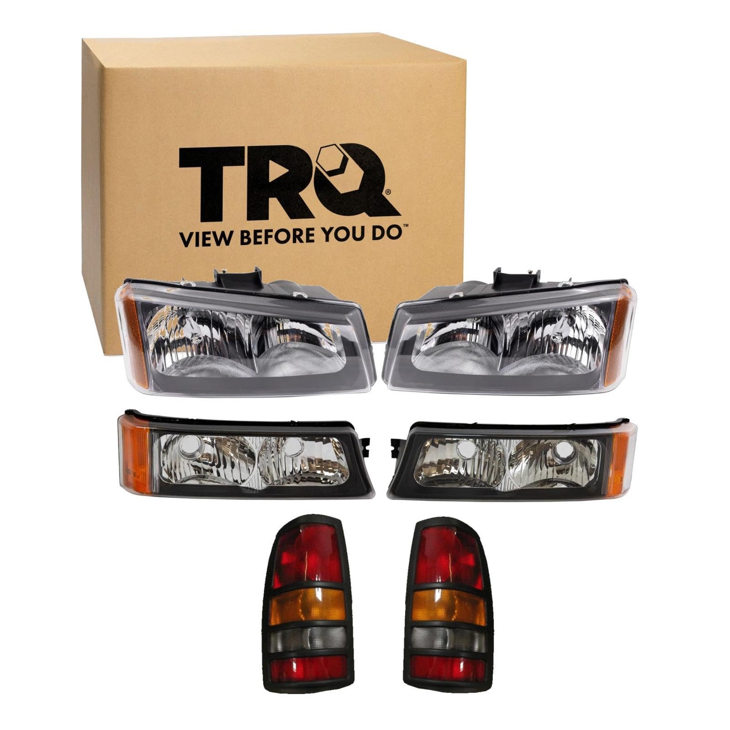 Trq Lighting Kit Compatible With 2003 Chevrolet Silverado 3500 Gm2502224 Gm2502257 Gm2503224 Gm2503257 Gm2520185 Gm2521185 Gm2800166 Gm2801166