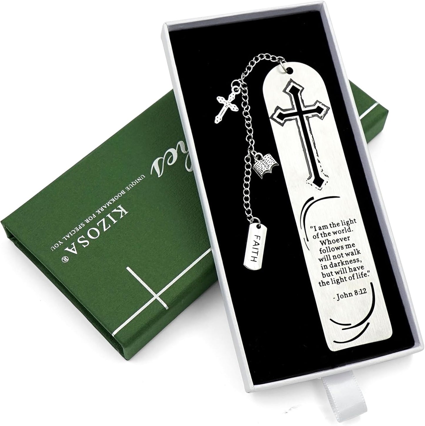 Metal Bookmark Gifts for Women Men,Book Marks for Reading,Bible Bookmarks,Friends Teacher Birthday Valentines Mothers Fathers Day Christmas Book Lovers Gift (01-Light of The World)