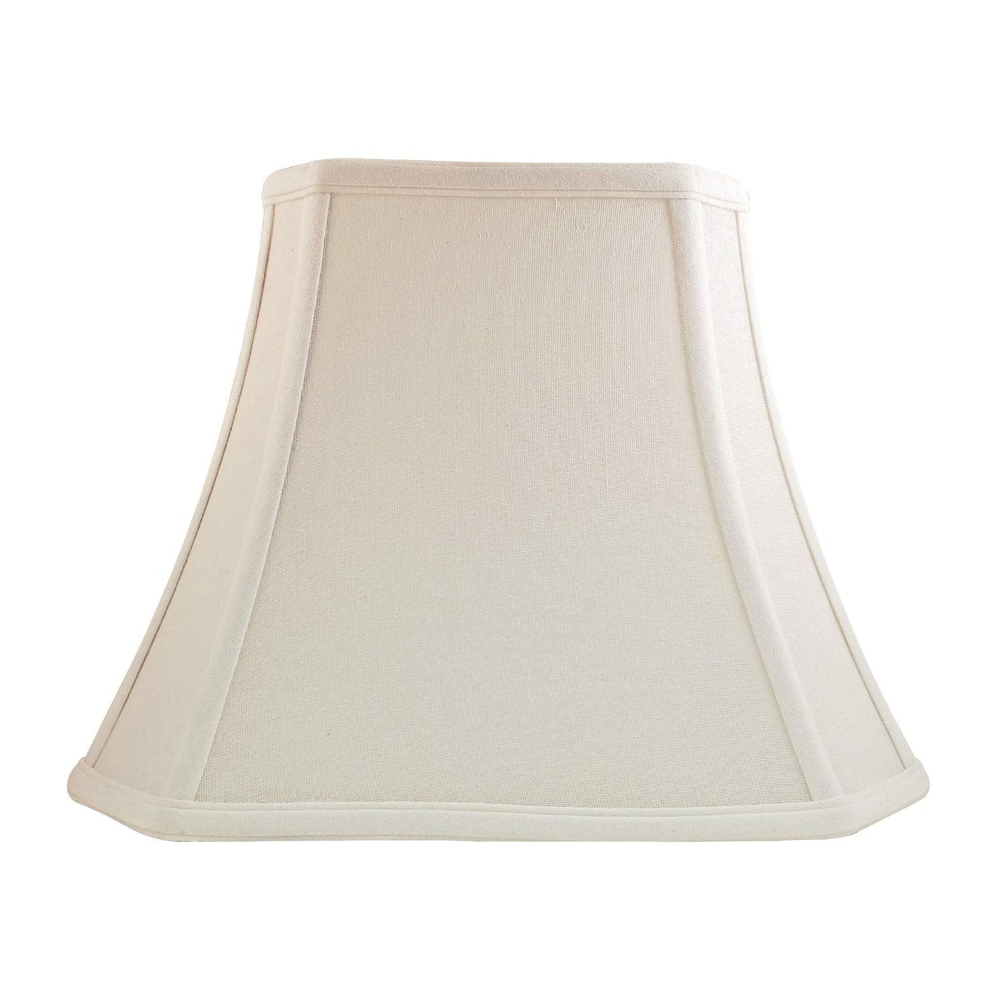 Royal Designs, Inc. Rectangle Lamp Shade, Linen White, 6.5 x 12 x 10, Model BSO-710-12LNWH