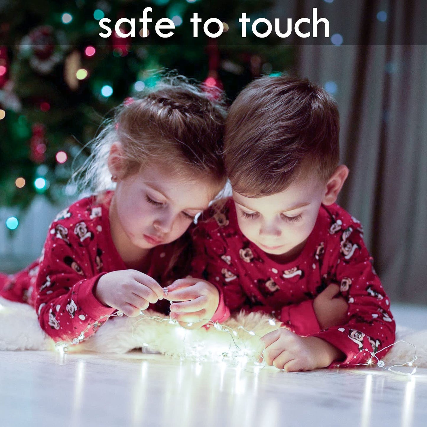 Albelt 100 LED Fairy Lights, Battery Operated, 33FT, Waterproof, Remote, 8 Modes, Copper, Cool White, Model Sliver100