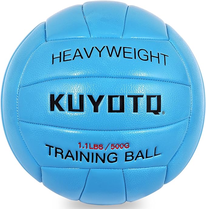 1.1lbs/500g Weighted Heavy Volleyball For Setters Serve Trainer Setter Weighted Volleyball Training Equipment Size 5 Thick...