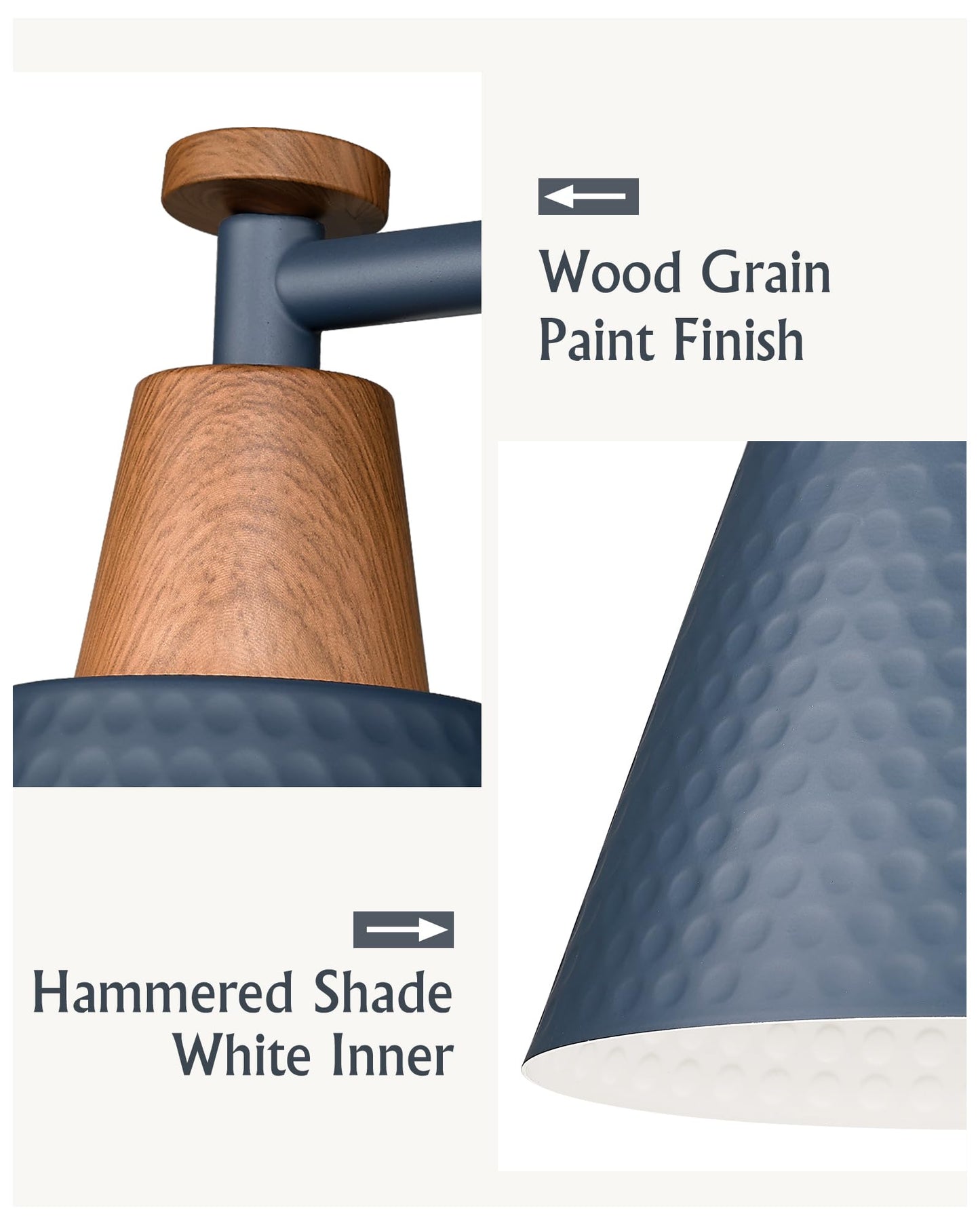 Femila 2 Light Bathroom Vanity Light  15  Modern Bathroom Lighting Fixtures Over Mirror  With Woodgrain Finsih  4Fg59B-2W Blue-Nw