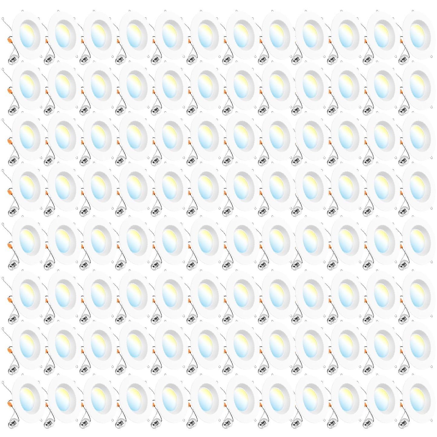 Sunco Lighting LED Can Lights Retrofit 5/6 Inch Dimmable 13W 1050 LM 96 Pack 5 CCT (2700K-5000K) Polycarbonate B