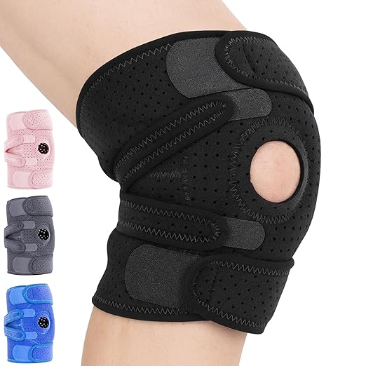 Vive Knee Brace for Meniscus Tear - ACL & Patella Support Knee Brace for Men, Women - Adjustable Compression for Arthritis...