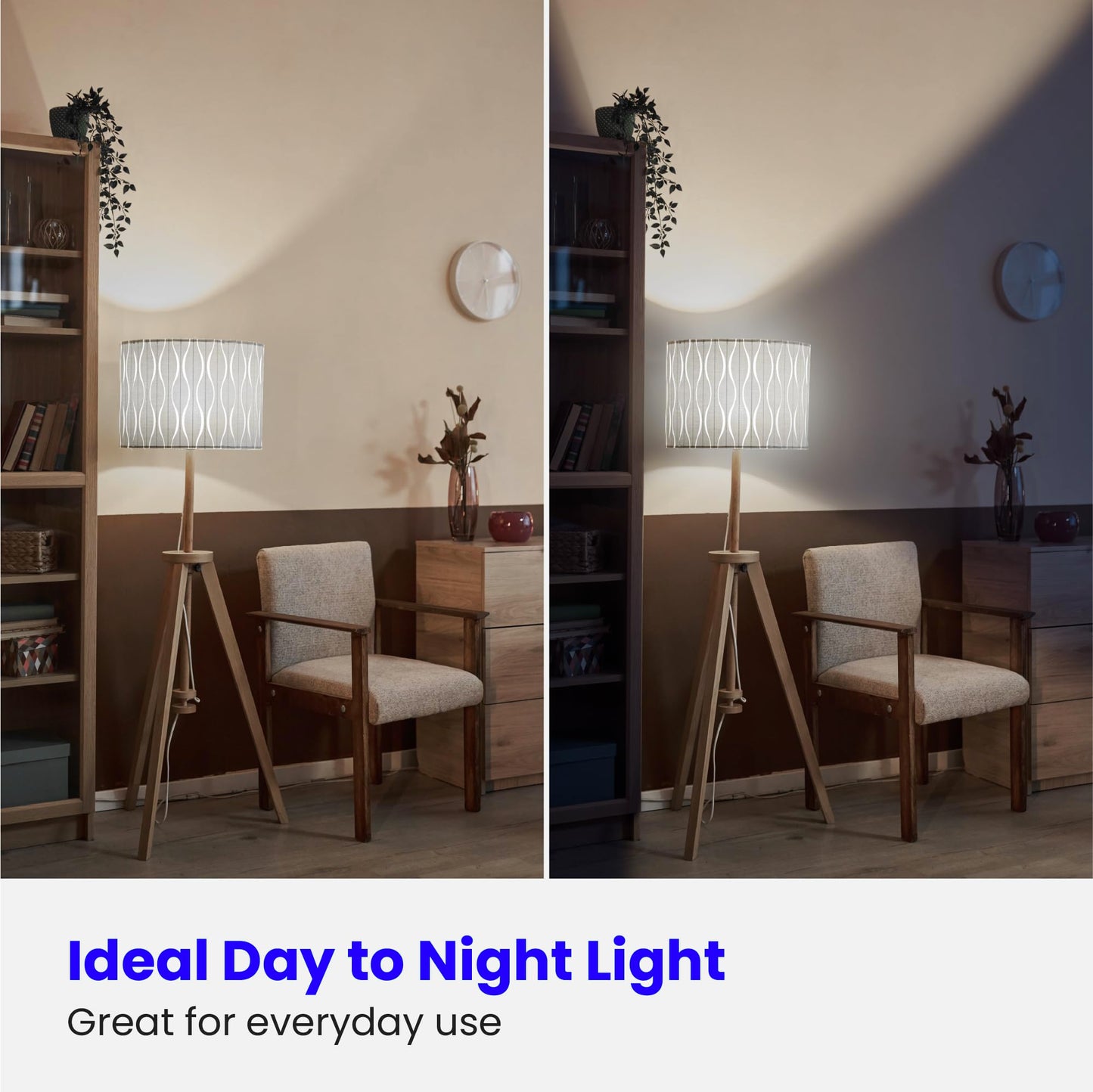 Feit Electric A19 LED Light Bulb, 60W Equivalent, E26 Medium Base, 800 Lumen, 3500K Neutral White light, Indoor/Outdoor General-purpose Light Bulbs, 11,000-Hour Lifetime, A800835/10KLED/MP/24, 24 Pack