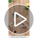 Ohtomber Cocktail Shaker Bartender Kit - 5PCS Cocktail Martini Shaker with Strainer, Muddler, Bar Spoon, Measuring Jigger ...