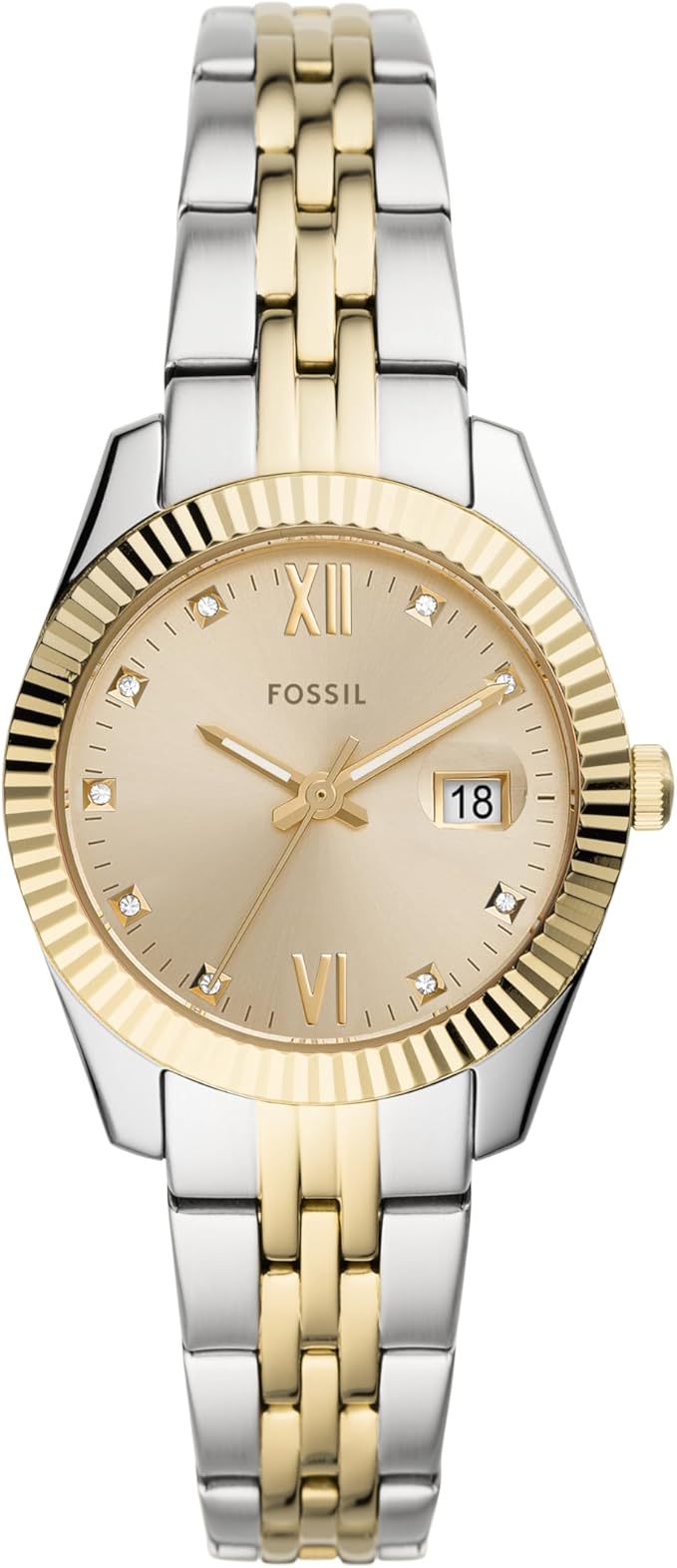 Fossil Women's Scarlette Mini Quartz Stainless Steel Three-Hand Watch