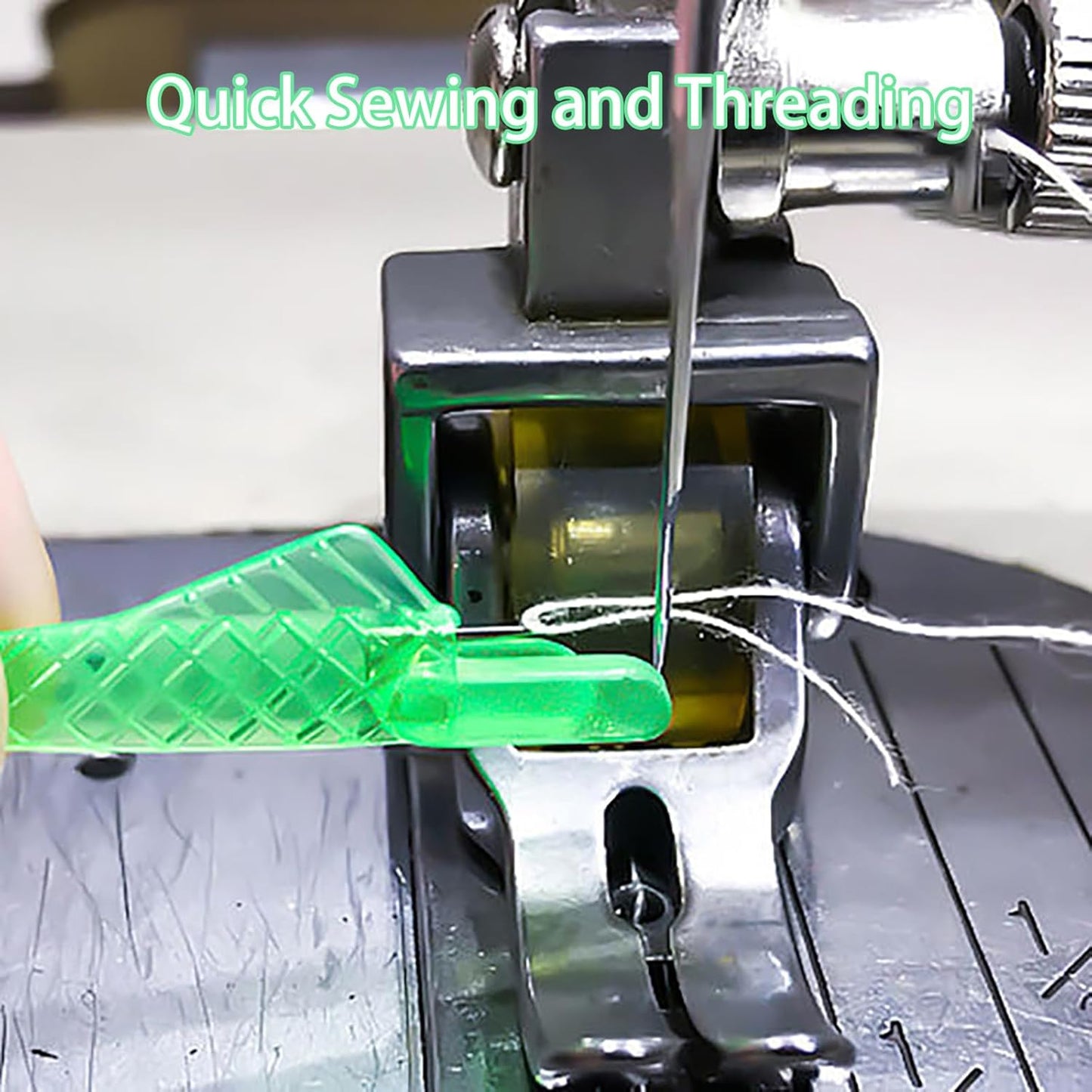 Fish Mouth Sewing Machine Needle Threader - 2025 New Automatic Tool, Quick & Easy Loop Threader for Enhanced Sewing Efficiency & Precision (30)
