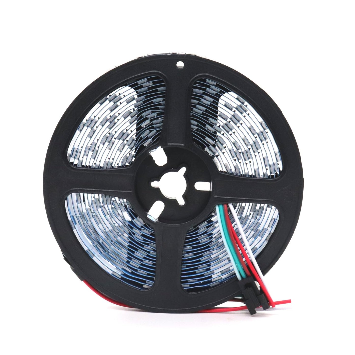 Adresuno Ws2811 Ic Led Strip 60Pixels/M 16.4Ft 300Leds Non-Waterproof White Pcb Model Aqyc-211214-7