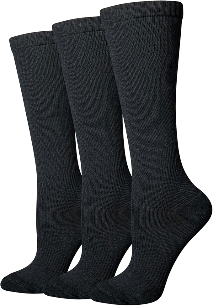 Amazon Essentials Women's Knee High Graduated Non-Medical Compression Socks