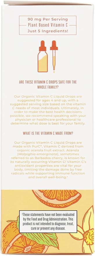 Mary Ruth's Organic Vitamin C Drops, 4 FZ