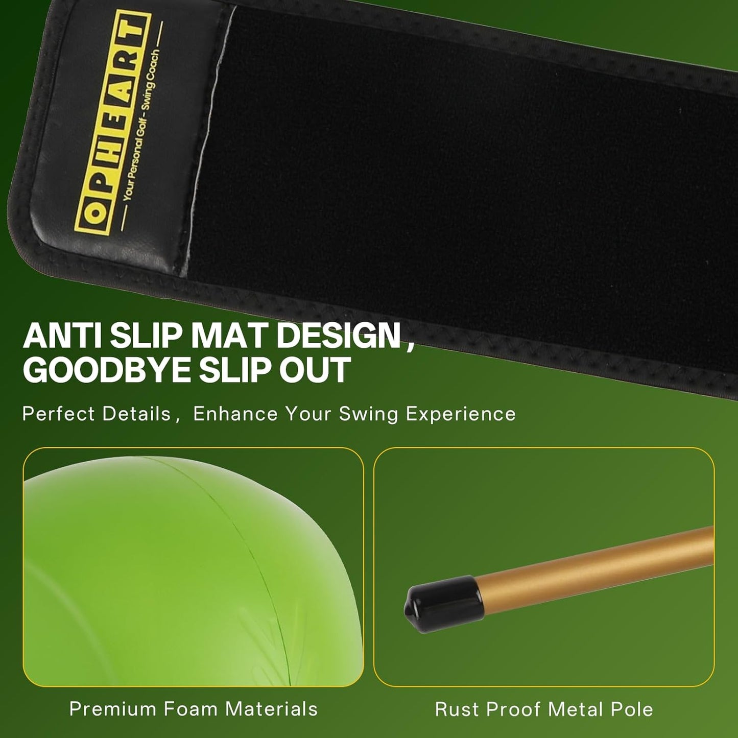 The Connector Golf Training Aid in Improving Hand Positioning, Smart Ball Golf Training Aid for Posture Correction Practice. Golf Swing Trainers are Suitable for Golfers at All Levels, (with Velcro)