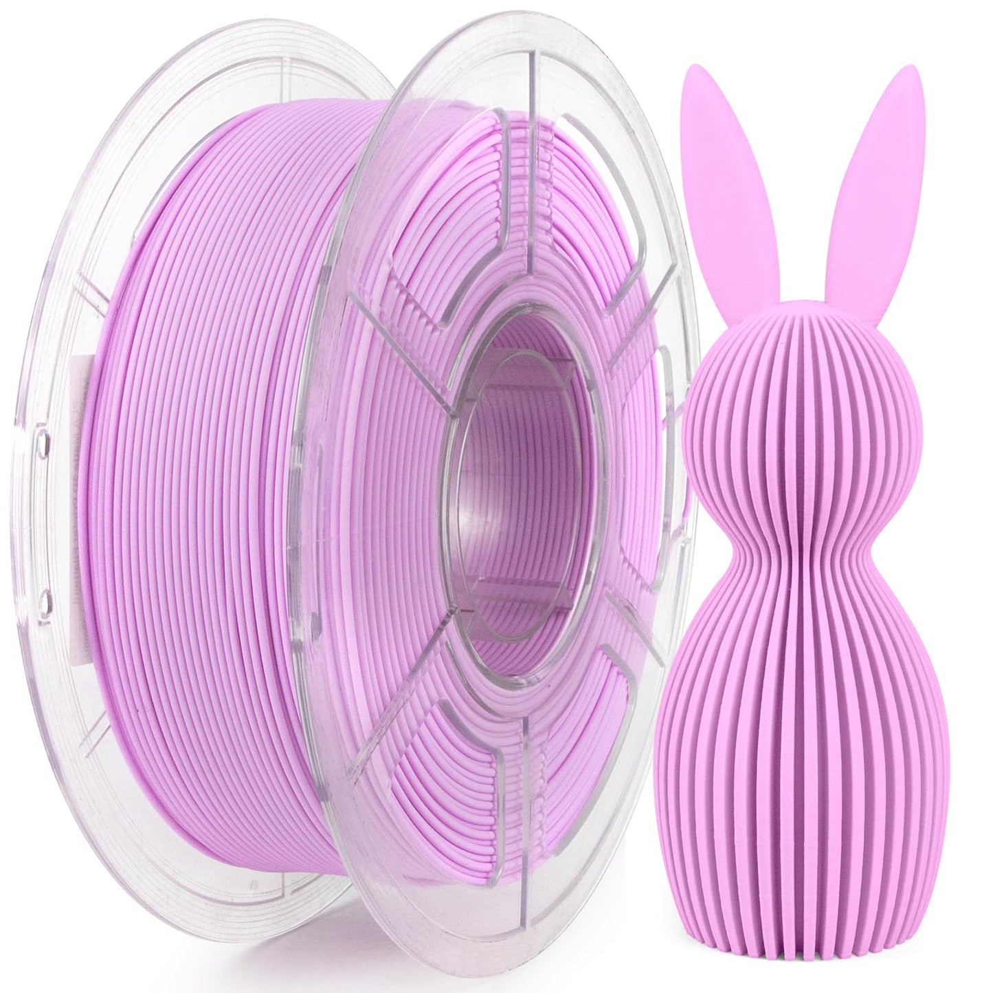 iSANMATE High Speed Matte PLA+ 3D Printer Filament, Matte Lilac PLA+ Filament 1.75mm Designed for High Speed 30-600mm/s, Fast Pr