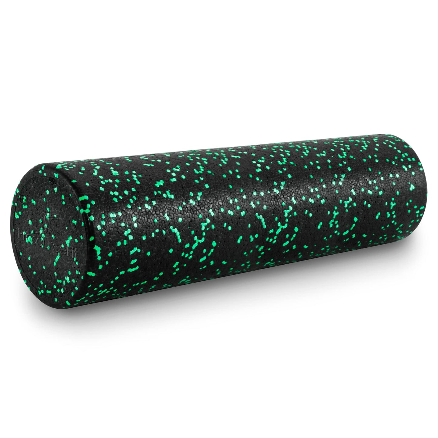 ProsourceFit High Density Foam Rollers 24 - inches long, Firm Full Body Athletic Massage Tool for Back Stretching, Yoga, Pilates, Post Workout Muscle Recuperation, Black/Green