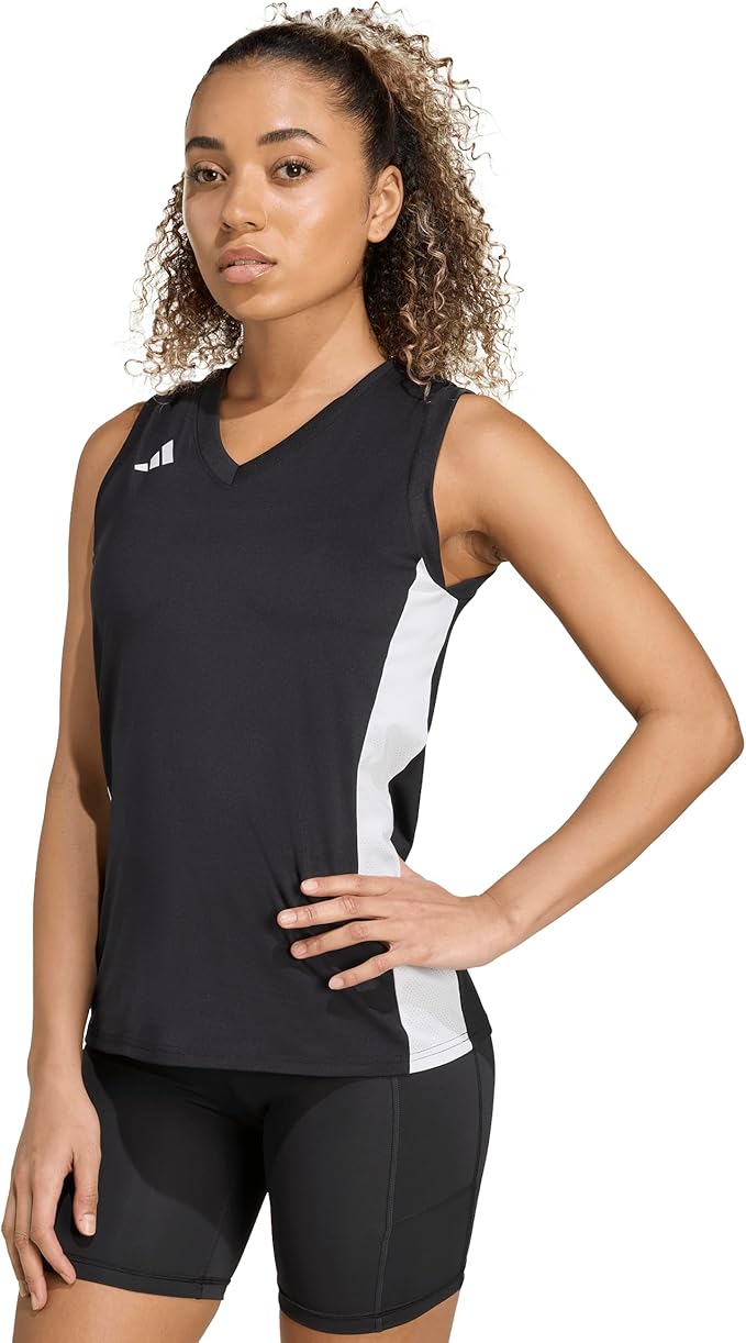 Adidas Womens Quickset Volleyball Sleeveless Jersey